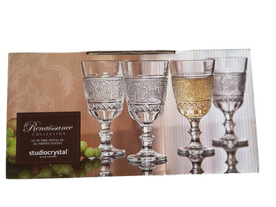 crystal wine glasses