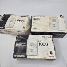 Honeywell Home PRO 1000 TH1100DV1000 Heat Only Thermostat box damaged, for each