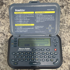 Franklin MWD-1440 Merriam-Webster Dictionary  Thesaurus Handheld, Battery