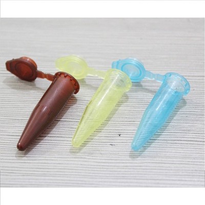 used 100pcs Micro centrifuge Tubes Plastic Test Vials 1.5ml Assorted Colors #nm