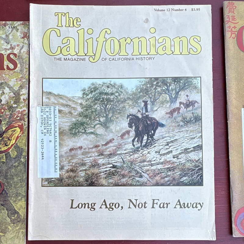 Lot: The Californians by California Historical Society Volumes 11 and 12