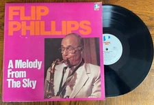 Flip Phillips A Melody From the Sky 33RPM 12" Vinyl LP 1984 Excellent Promo