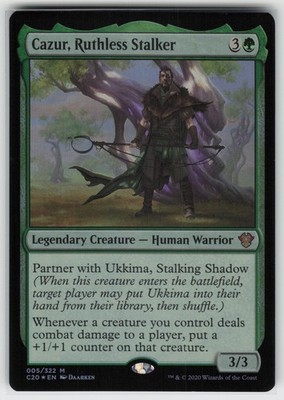Cazur, Ruthless Stalker Foil Commander 2020 5 M NM MTG