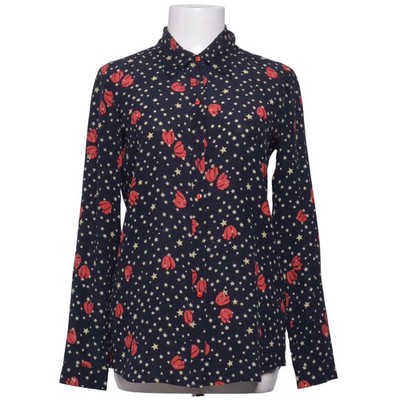 MiH Jeans, Hemd, Größe: XS, Blau/Rot/Gelb, Seide, Damen #akm
