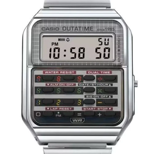 Orologio da polso CASIO CLASSIC x Ritorno al Futuro CA-500WEBF-1AJR Made in J... - Immagine 4 di 4