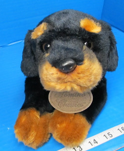 Yomiko Classics ROTTWEILER Russ Berrie Dog Pup Puppy Plush 15" Floppy Realistic