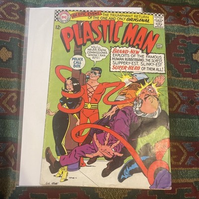 Plastic Man #1 VG 1966 DC Comics 1st Solo Silver Age Title   !!!