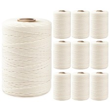 6,000ft 600ft x 10Rolls Butchers Twine 2mm Cotton String for Cooking Kitche...
