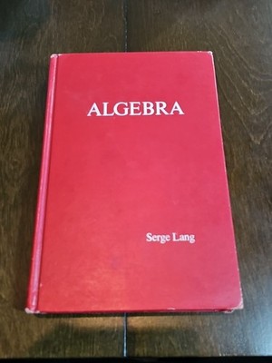 1971 Serge Lang Algebra. Hardcover Good Condition Addison Wesley 4177