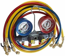 Yellow Jacket 46013 Brute II Test & Charging Manifold w/ 60" Hoses (Ball Valve)