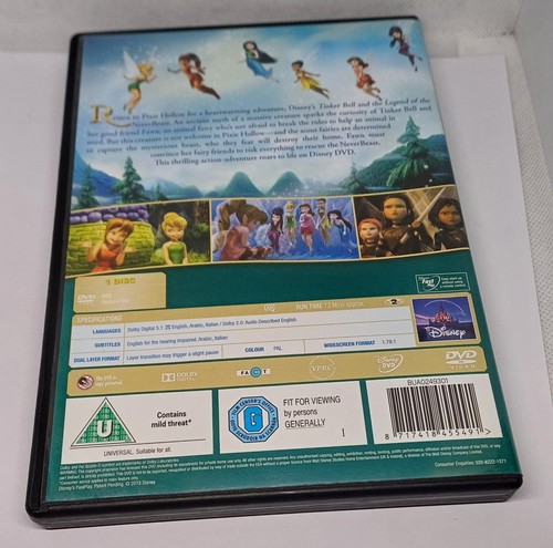 Tinker Bell and the Legend of the NeverBeast DVD Disney Tinkerbell - Picture 2 of 6