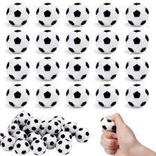 20 PCS Mini Soccer Stress Balls, Foam Soccer Sports Balls, Small Squeeze Stre