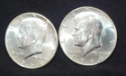 Two very nice 1964 Kennedy half dollars