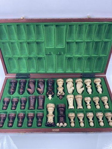Husaria European International Wooden Chess Set Ambassador Made In Poland