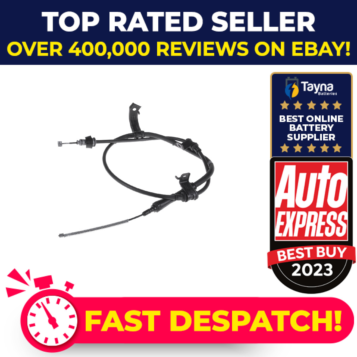 Handbrake Cable Rear Right ADG046181 Blue Print Hand Brake Parking 597701G300