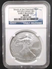 2012(S)  S$1 American Silver Eagle NGC MS 69 Early Releases #6507