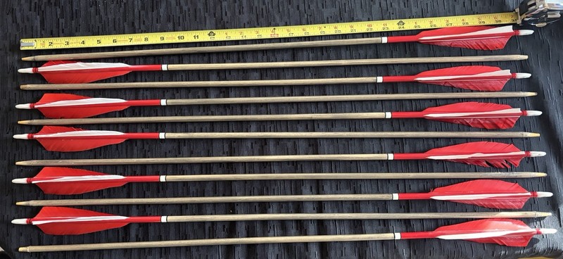 Allegheny Mountain Arrow Woods 75-80 Spine Tapered Ash Arrows