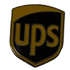 Vintage UPS United Parcel Service Shield Logo Enamel Pin