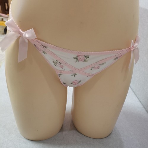 Ruffle Satin Gstring Thong Underwear for Lovely Girls with Cute Design - Picture 3 of 16
