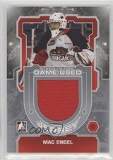 2012-13 ITG Between the Pipes Game-Used Jersey Silver /140 Mac Engel #M-20 f0v