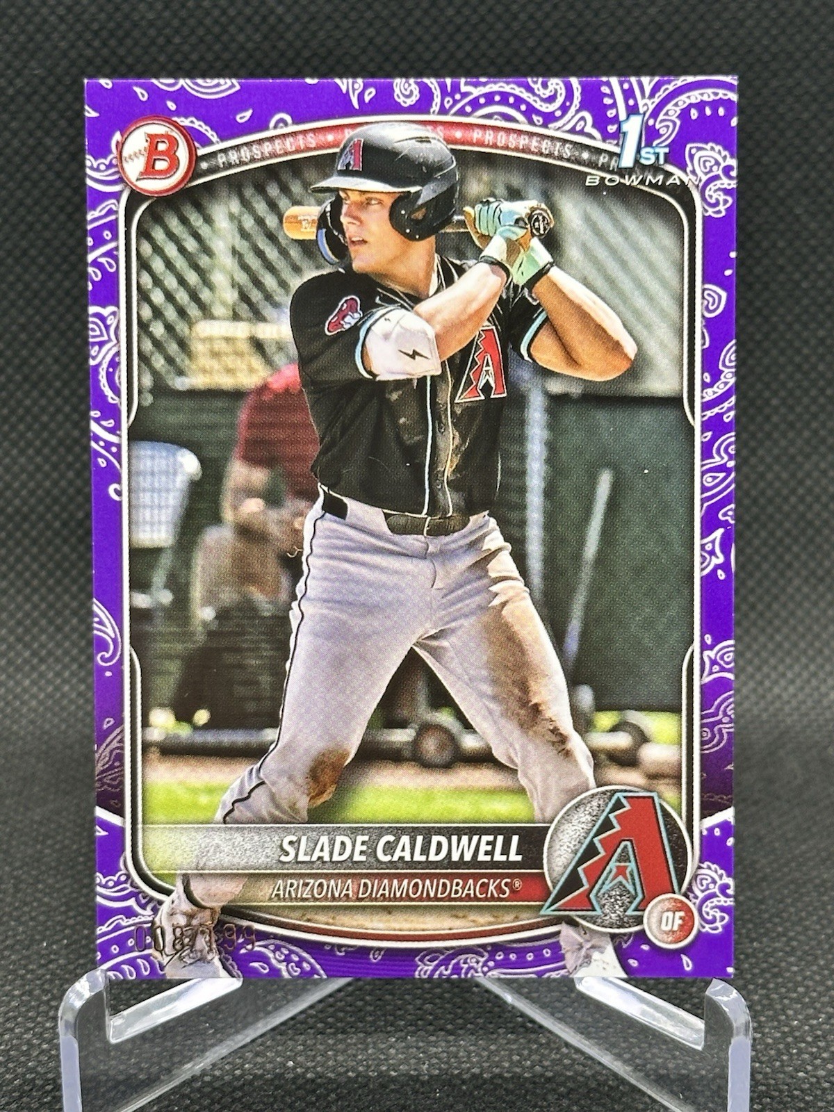 2025 Bowman - Prospects Slade Caldwell #BP-21 Purple Pattern /199 (RC)