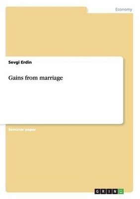 Gains from Marriage by Sevgi Erdin (English) Paperback Book