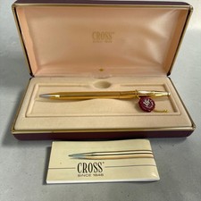 CROSS Ballpoint Pen 18KT Classic Century Gold Color with Case