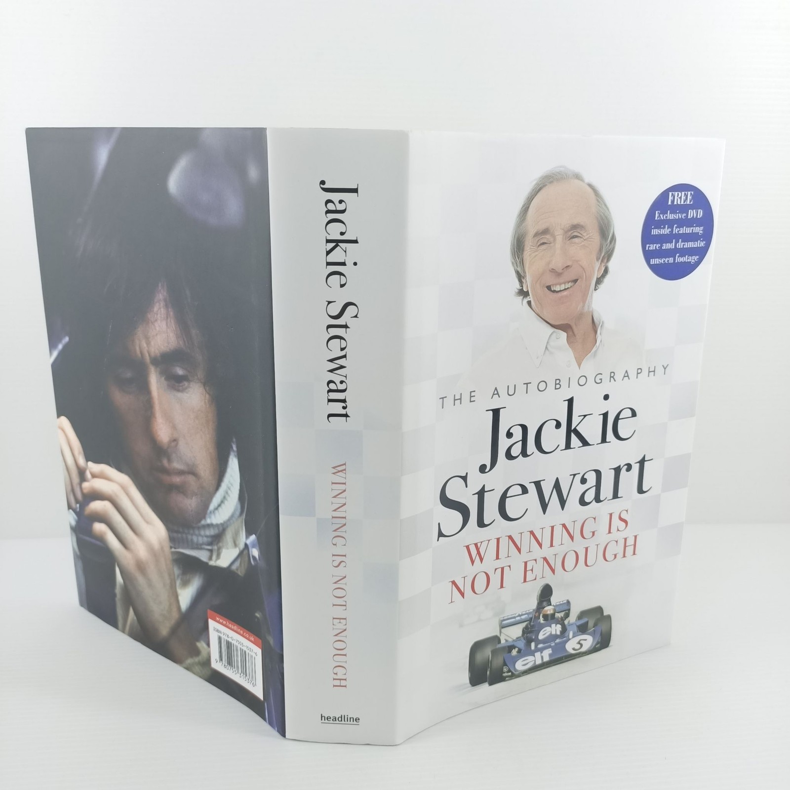 Jackie Stewart Winning Is Not Enough Signed Autobiography 2007 Book With DVD image 2