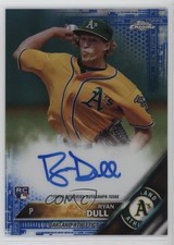 2016 Topps Chrome Rookie Auto Blue Refractor 114/150 Ryan Dull #RA-RD Auto 1cx3