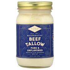 Grass-Fed  Regenerative Beef Tallow, Pure  Unflavored, 14 oz 397 g 