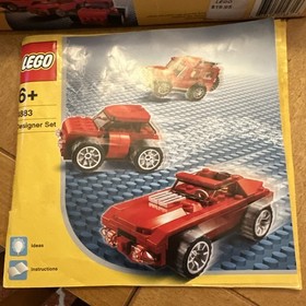 Complete LEGO Creator 4883 Gear Grinders Truck SUV Race Car Tractor Vehicles