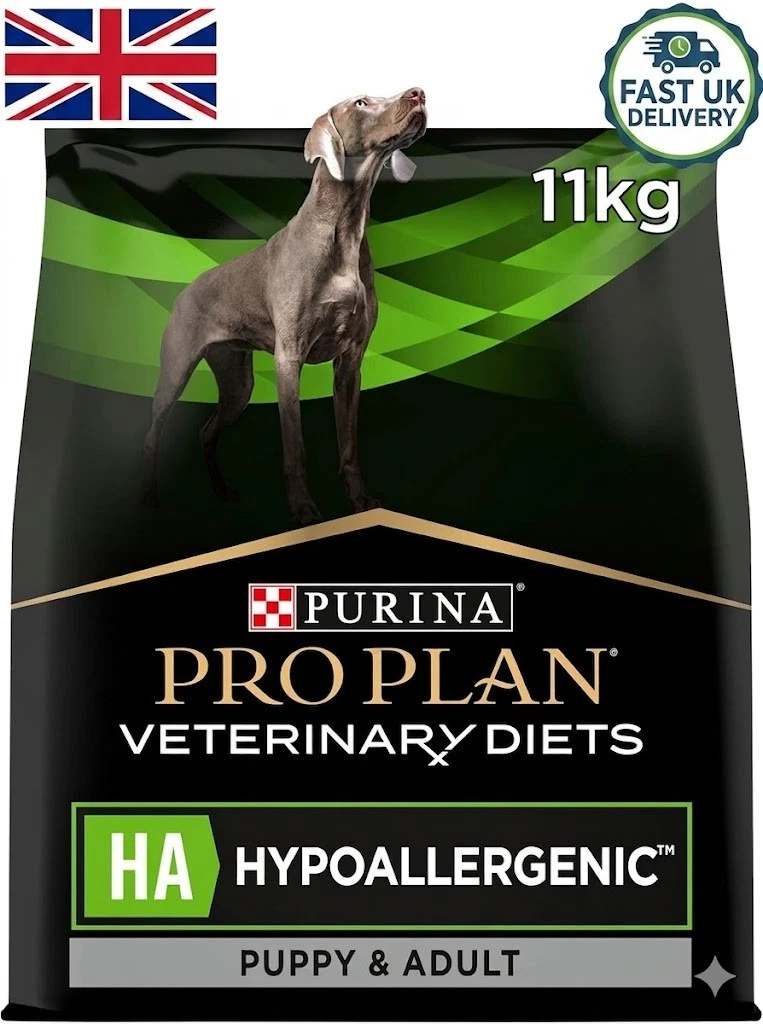PRO PLAN VETERINARY DIETS HA HYPOALLERGENIC DRY DOG FOOD 11KG