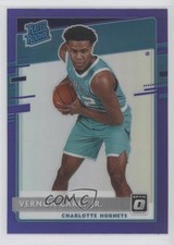 2020-21 Panini Donruss Optic Rated Rookie Purple Prizm Vernon Carey Jr #182 0a2j