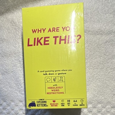 Exploding Kittens Why Are You Like This? Party Card Game 2+ Players Ages 17+