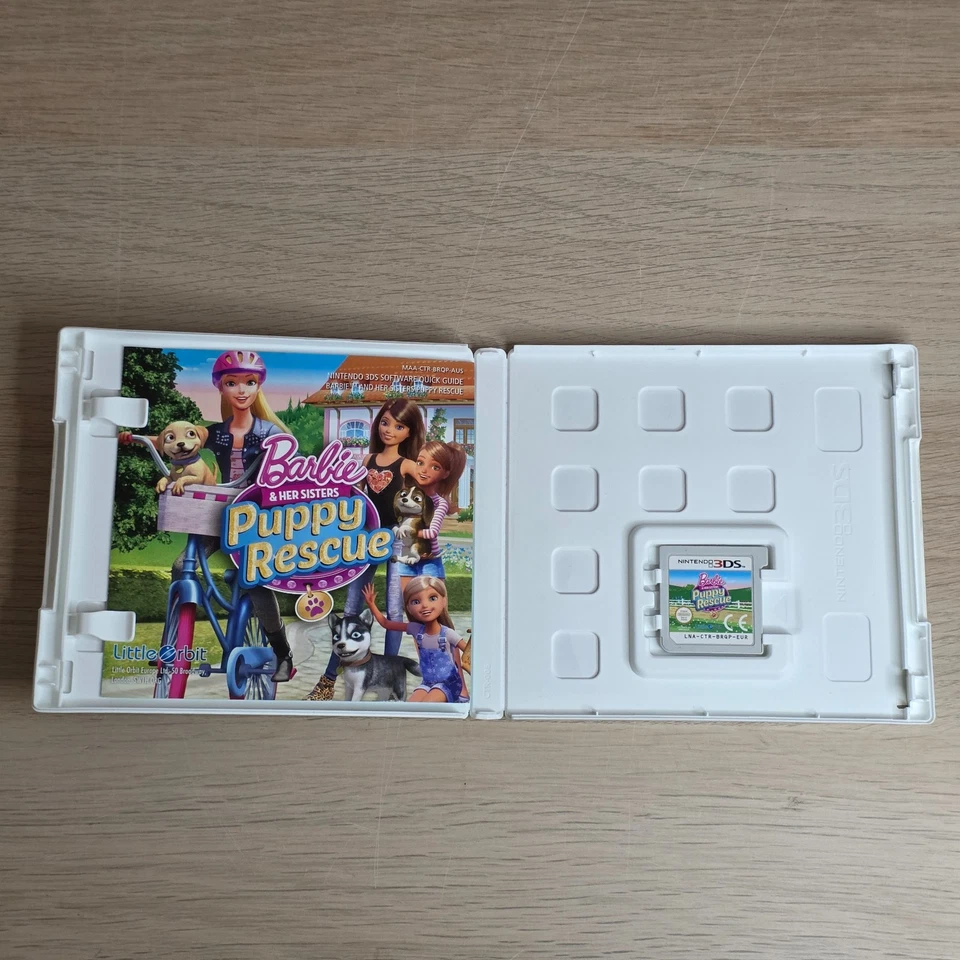 Barbie & Her Sisters Puppy Rescue Nintendo 3DS Video Game PAL + Manual 2015 - Image 4 of 4