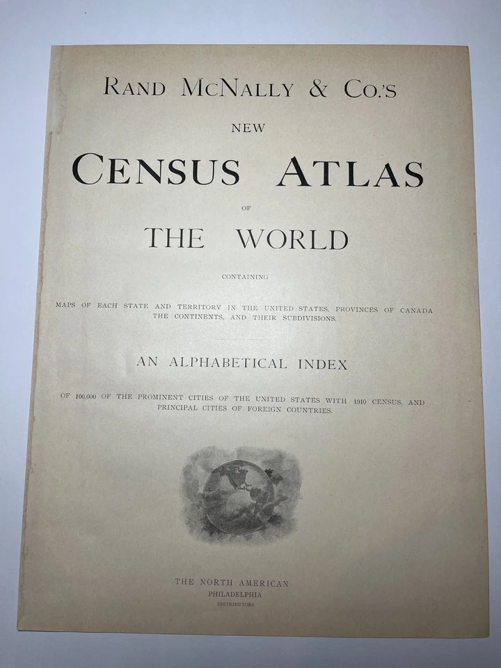 1906 / 1910 "Red" Map of BRITISH INDIA fm 1911 New Census Atlas SEE DESCRIP - Image 2 of 3