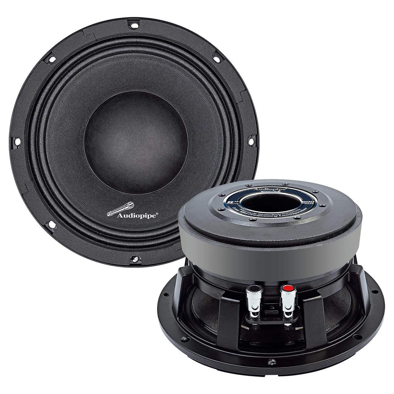 AudioPipe MAP APLMB8 8-Inch Low/Mid Frequency Speaker - 400W RMS, 800W Max Power