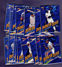1998 TOPPS FINEST POWER ZONE 20 CARD COMPLETE SET KEN GRIFFEY JR, BONDS ++  1:72