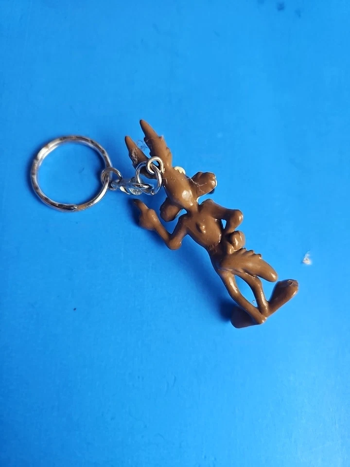 Винтажная фигурка-брелок из ПВХ 90-х Looney Tunes Wile E. Coyote 3 дюйма - Изображение 2 из 3