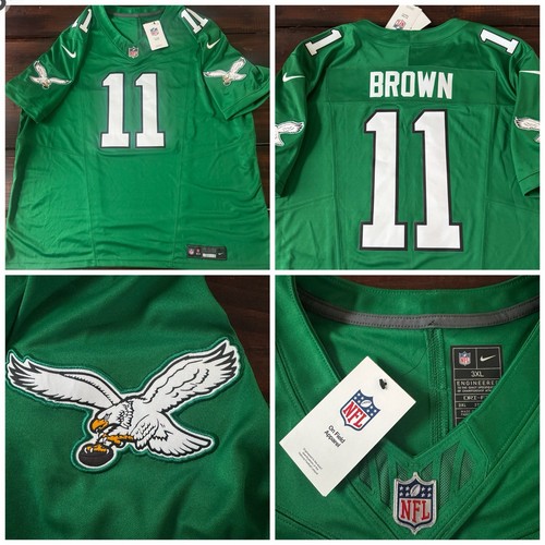 Nike Vapor FUSE Limited Philadelphia Eagles AJ Brown Kelly Green Trikot Gr. 3XL - Bild 1 von 11