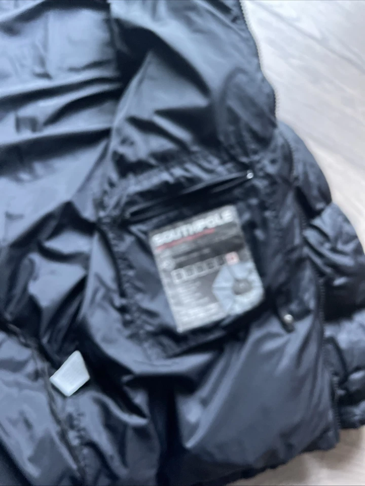 Chaqueta acolchada Southpole negra para hombre talla XL (se ajusta como una XXL) Foto 3 de 4