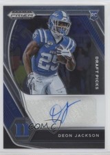 2021 Panini Prizm Draft Picks Draft Picks Auto Deon Jackson #DPA-DJA Auto 10k8