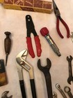 LOT OF ASSORTED TOOLS WRENCHES,PLYERS,WIRE STRIPPERS,SHARPENING STONE — photo 10