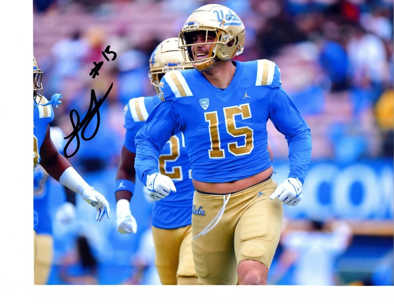 Laiatu Latu UCLA Bruins signed autograph 8x10 football photo 2024 NFL Draft d