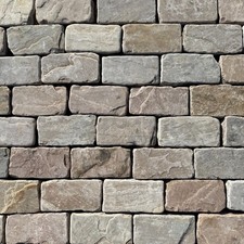 Sandstone Tumbled 200 x 100 Cobbles - Per SQM