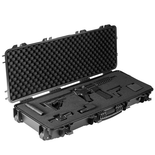 Uimoso Rifle Case Rifle Hard Case 42 inch with 3 Layers Fully-protective Foams - Picture 12 of 12