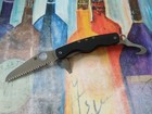 Spyderco ClipiTool Rescue, 8Cr13MoV Serrated Blade Multi Tool, Black G 10 Handle
