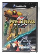Nintendo GameCube Metroid Prime Video Game Bundle With Bonus Disc Complete CIB