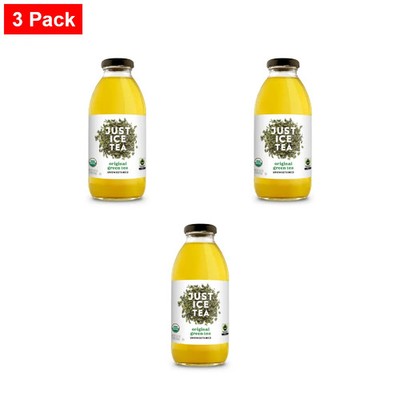 Just Ice Tea Organic Original Green Ice Tea 16 fl oz  - 3 Packs