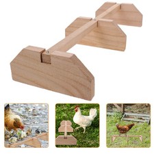 Rooster Wooden Chicken Perch Bird Stand Hen Roosting Bar Standing Bar 40 cm